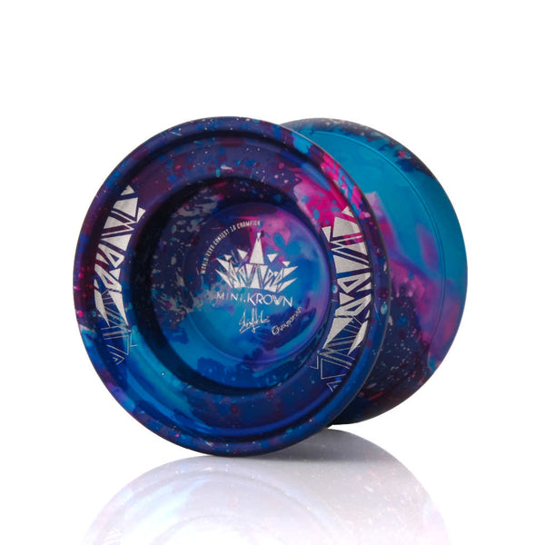 C3yoyodesign Mini Krown YoYo - Purple Blue Pink Splash