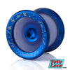 Speedaholic FX YoYo, Clear Blue body with Blue rim/hub