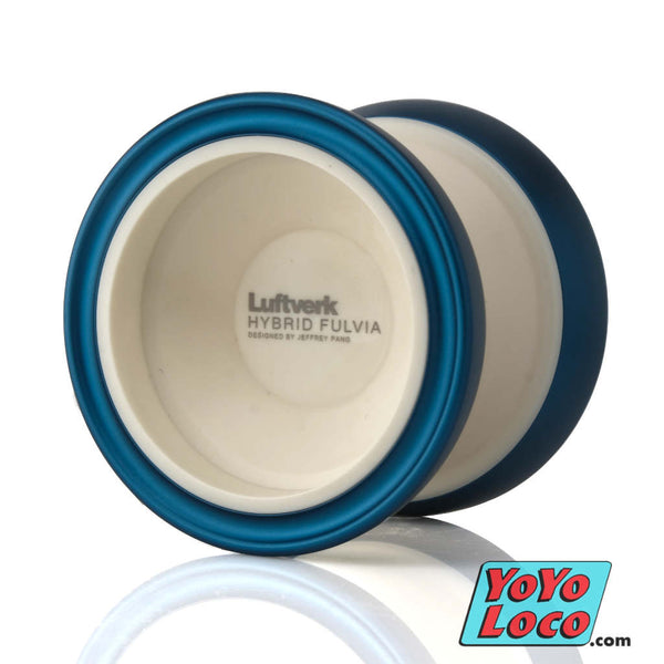 Luftverk Hybrid Fulvia Anodized YoYo, with Blue rims