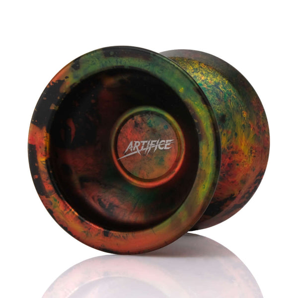 yoyofriends Artifice YoYo - Green, Red, Black Acid Wash