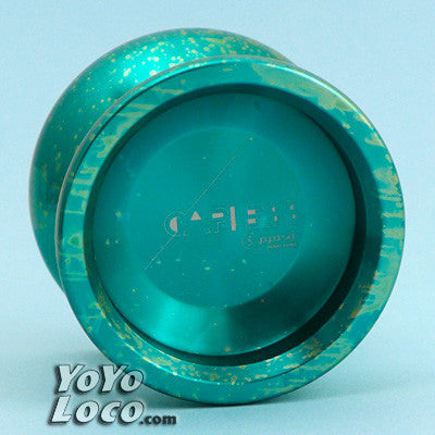C3 Capless yoyo, Green and Yellow acid wash