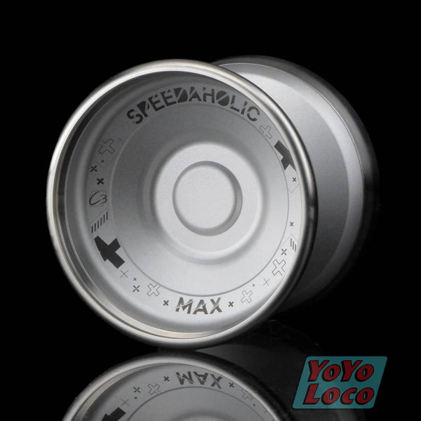Speedaholic MAX YoYo, Silver with polished Silver Rims