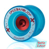 C3yoyodesign Speedaholic XX YoYo, Clear Blue, Red Hub