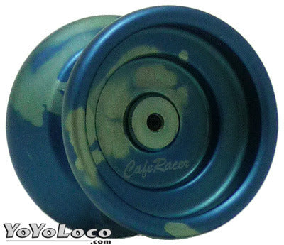 Cafe Racer Yoyo by One Drop, Blue Silver Acid Wash