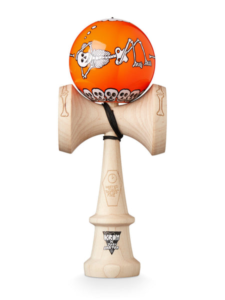 KROM JODY BARTON Kendama - Skeletons Orange