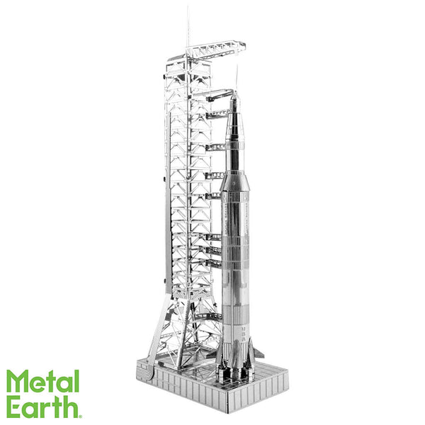 APOLLO SATURN V with Gantry 3-D Metal Earth Model
