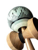 Boogie T - Silver - Amped - Signature Model Kendama, worm eye view