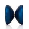 C3yoyodesign Imagine Breaker YoYo profile view in deep blue matte finish