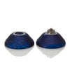 C3yoyodesign Mini Krown YoYo - Purple Blue Pink Splash Open Halves View