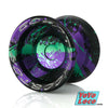 C3yoyodesign Scintillator YoYo, Black / Green / Purple Splash