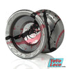 C3yoyodesign Scintillator YoYo, Silver / Black / Pink Splash