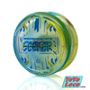 c3yoyodesign Seeker YoYo, Light Blue / Lemon Fade Translucent