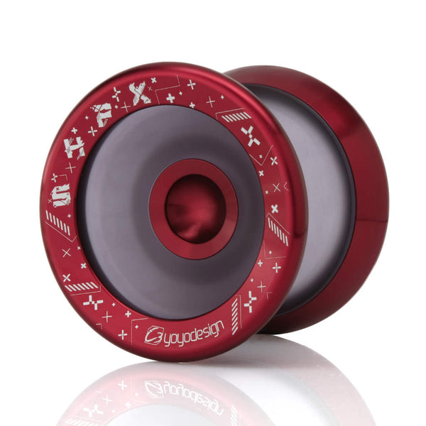 Speedaholic FX YoYo, Smokey Black with Deep Red Rims