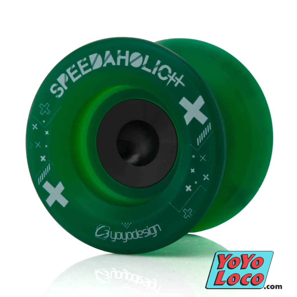 C3yoyodesign Speedaholic XX YoYo, Deep Green with Black Hub