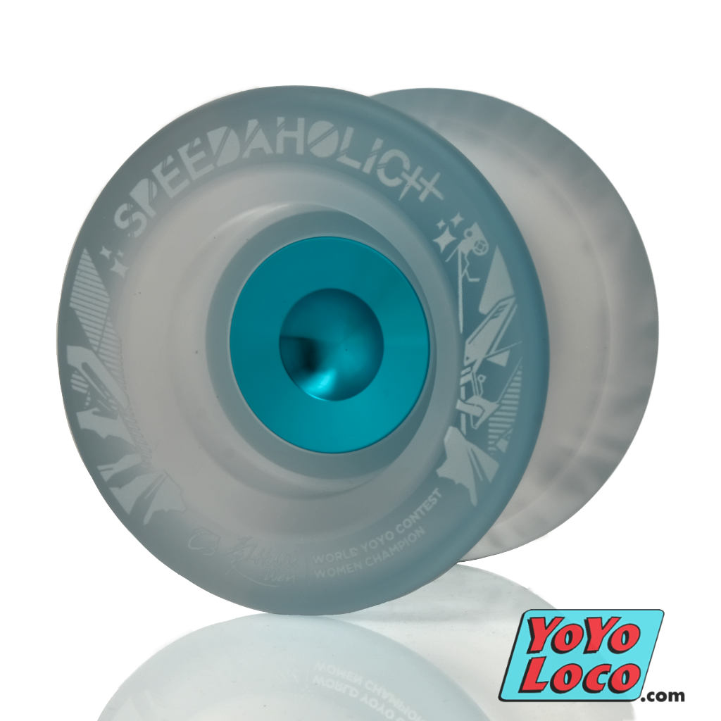 C3yoyodesign Speedaholic XX YoYo, Light Blue / Clear Fade, Hobbit Wen Limited Edition