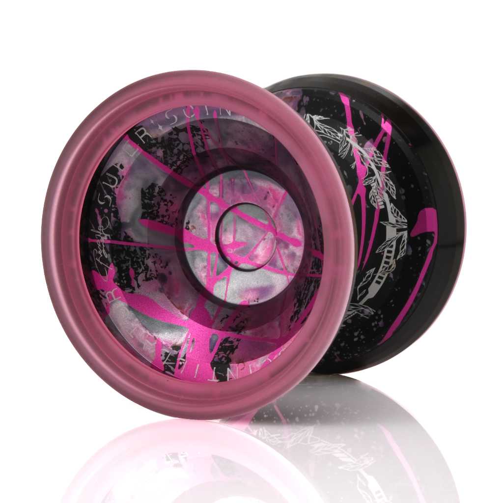Super Scintillator YoYo by C3yoyodesign, Black / Purple Jacob edition