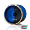 General-Yo Atonement Bi-Metal YoYo, Blue / Black Fade with Brass rings