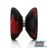 General Yo KLR YoYo, 7075 alloy edition, Black/Red Splash, profile view