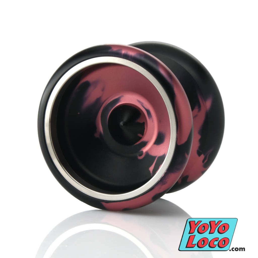 General-Yo Mini Star 2 Bi-metal YoYo, Pink / Black Acid Wash