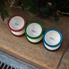 Luftverk Hybrid Fulvia Anodized YoYos. Cream white with Blue, Green and red rims (pic 2)