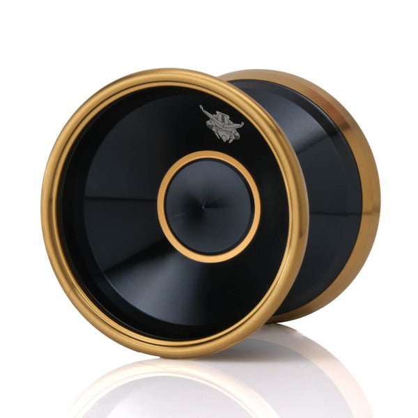 Mk1 Kyrios YoYo, Black with Gold rings