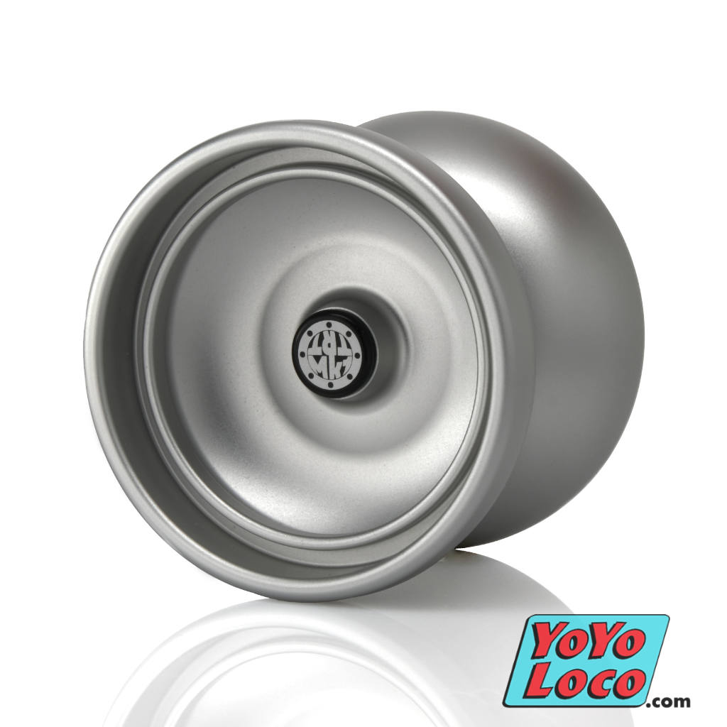 Bathysphere YoYo, Clear (Silver) color, by Mk1 YoYos and Turner Return Tops