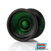 Motion Parallel Bimetal YoYo, Toxicity colorway: Green and Black acid wash with Black rims