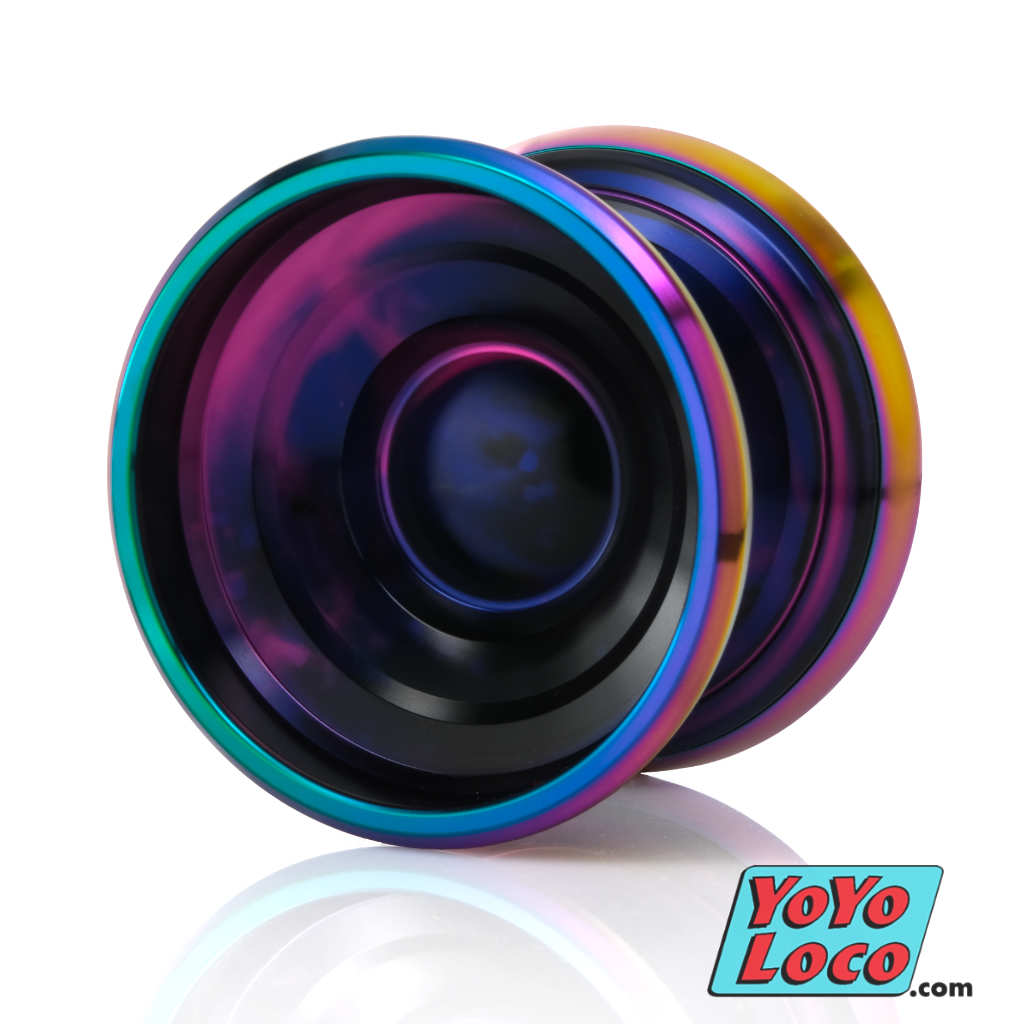 Motion Perpetual bi-metal YoYo, Hibiscus colorway