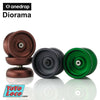 One Drop Diorama YoYo group photo. Gray, Green and Brown colors