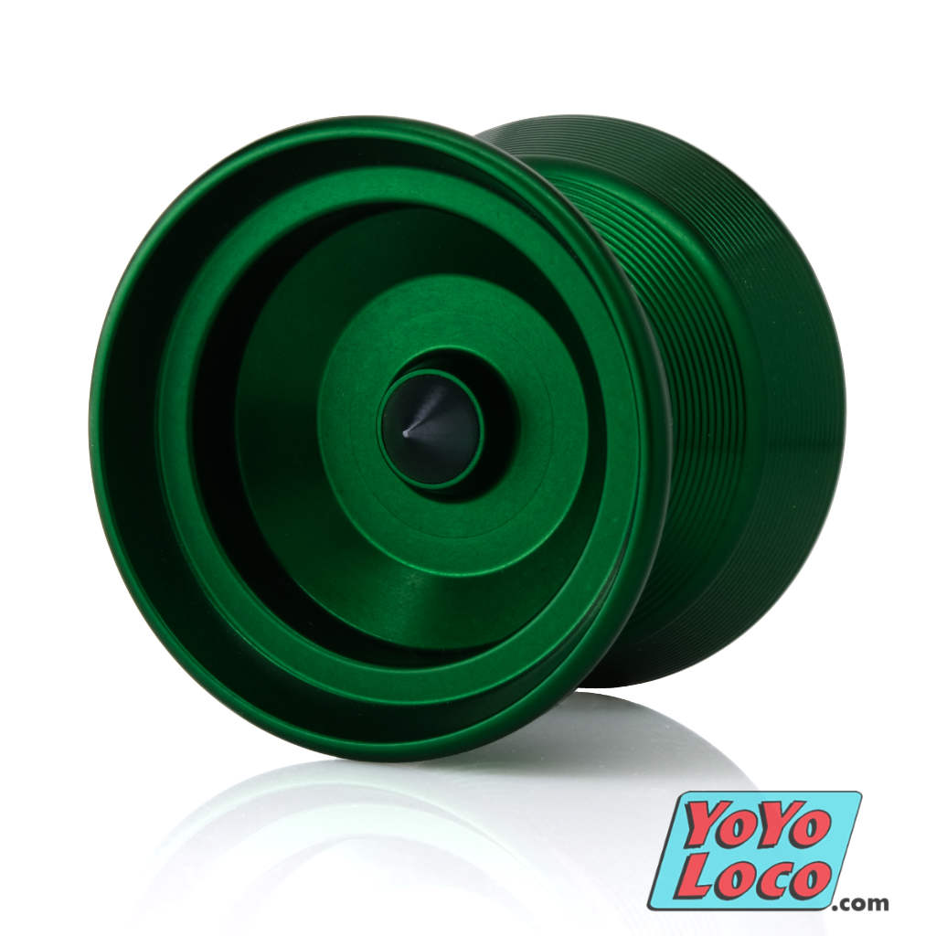 OneDrop Legendary Terrarian YoYo, Green with Gray Spikes "In Game Green"