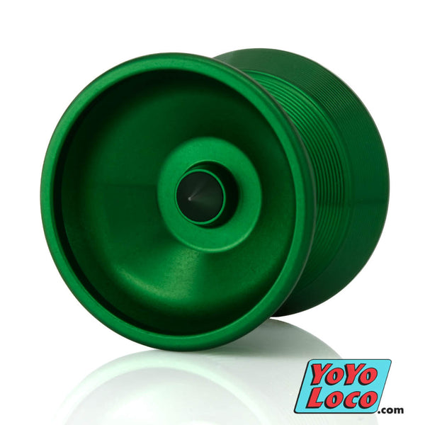 One Drop Terrarian YoYo, Green (In Game Green) with Gray Spikes