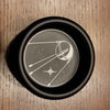 TRT Cenote YoYo, Final Frontier series, black. "Satellite" engraving