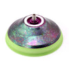 yoyofriends Clockwork bimetal yoyo Green / Blue / Purple-acidwash with raw SS rings and  Green PC rims - open view
