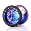 yoyofriends Clockwork bimetal yoyo Starry Sky with raw SS rings and  Black PC rims