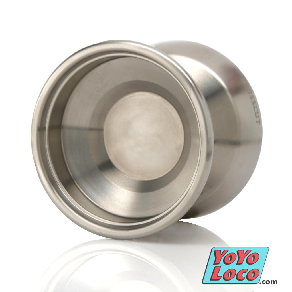 Crosscut (titanium) YoYo by yoyofriends - raw version