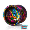 yoyofriends Koi YoYo, Pink / Blue / Silver with Green and Yellow Splash