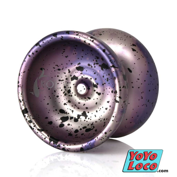 yoyofriends Koi YoYo, Purple / Silver Fade with Black Splash