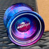 yoyofriends Shortcut yoyo, Blue / Black / Pink Acid Wash