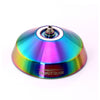 SlipStream Stainless Steel YoYo, Rainbow finish, open view