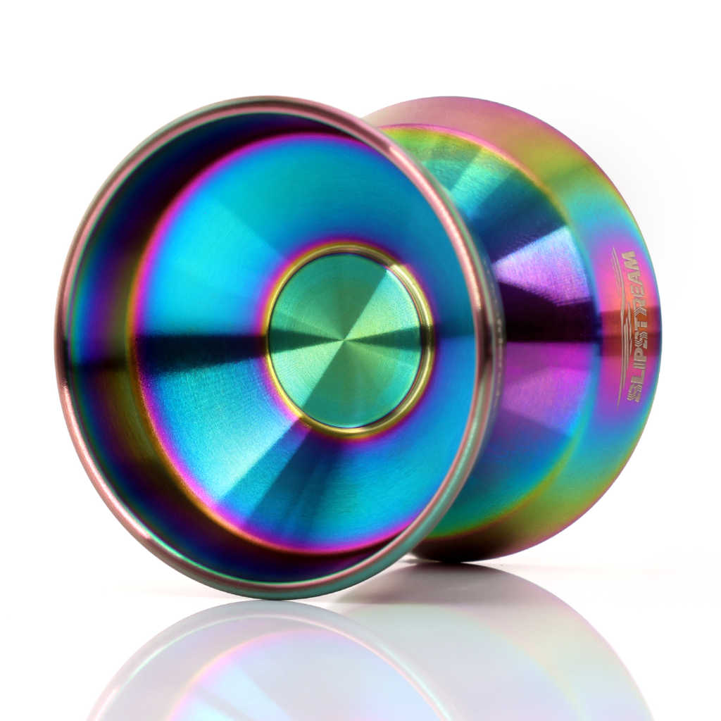 SlipStream Stainless Steel YoYo, Rainbow finish