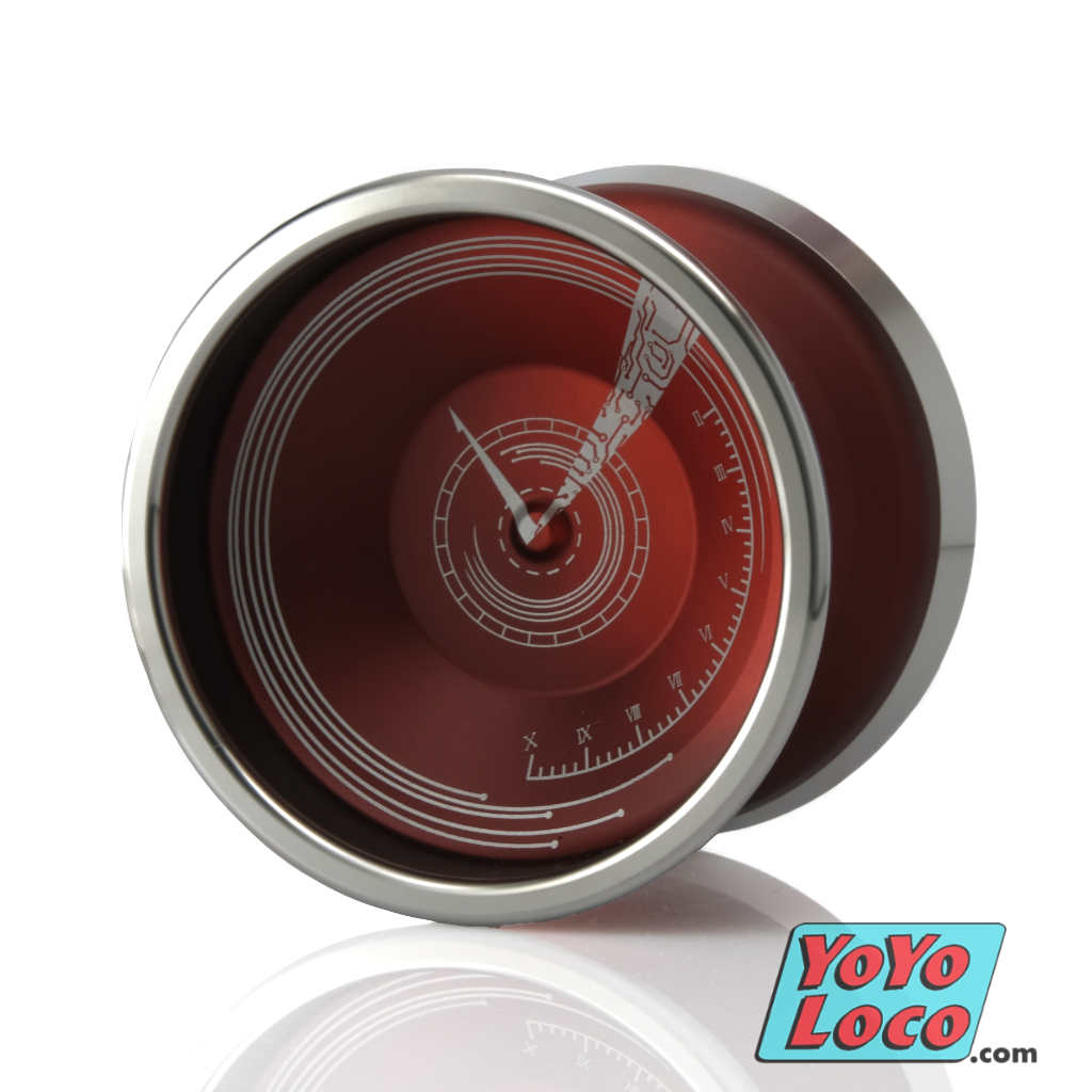 yoyofriends Tachyon YoYo, Orange and Brown Fade with Raw Rings