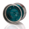 yoyofriends Tankette Bi-metal yoyo, Deep Teal color with Raw Rings