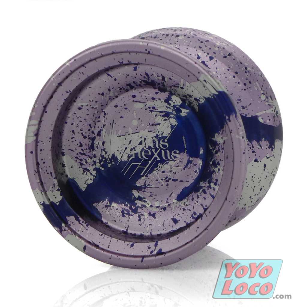 C3yoyodesign Radius Nexus YoYo, Lavender / Blue / Silver splash
