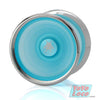 C3yoyodesign Pory Crash YoYo, Light Blue Translucent Body with Silver Ring