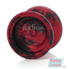 C3yoyodesign Radius 7068 YoYo, Black / Red acid wash