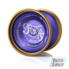 c3yoyodesign Socius bi-metal YoYo Purple with Sandblasted Gold rims
