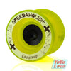 C3yoyodesign Speedaholic XX YoYo, Clear Yellow, Black Hub