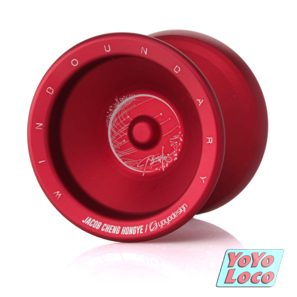 C3yoyodesign Windoundary YoYo (2022 version) Red (Sandblasted matte finish)