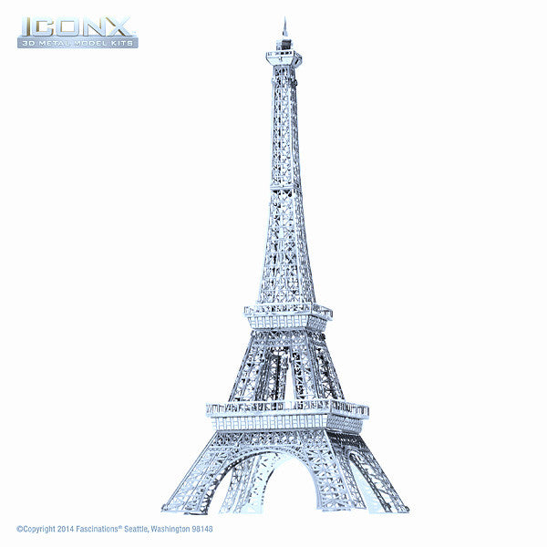 Eiffel Tower ICONX 3-D Metal Model