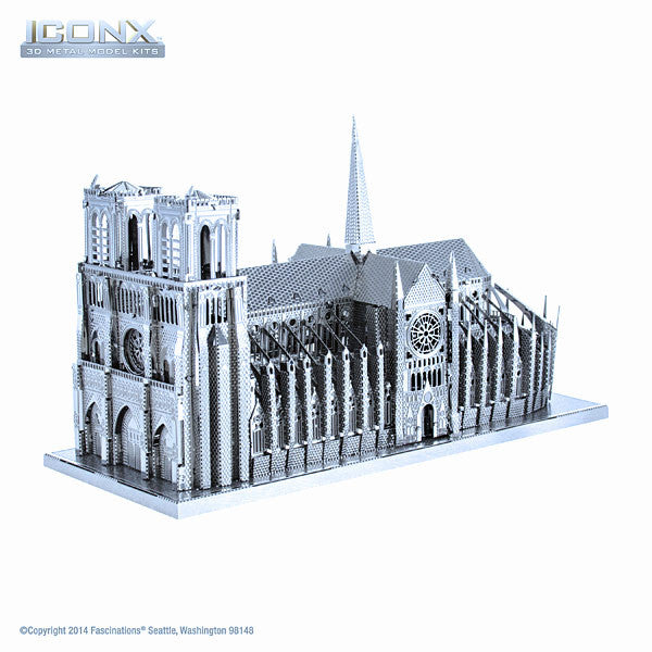 Notre Dame ICONX 3-D Metal Model